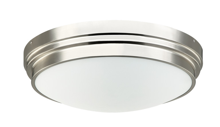 Matteo Lighting - X46403BN - Three Light Ceiling Mount - FRESH COLONIAL - Brushed Nickel