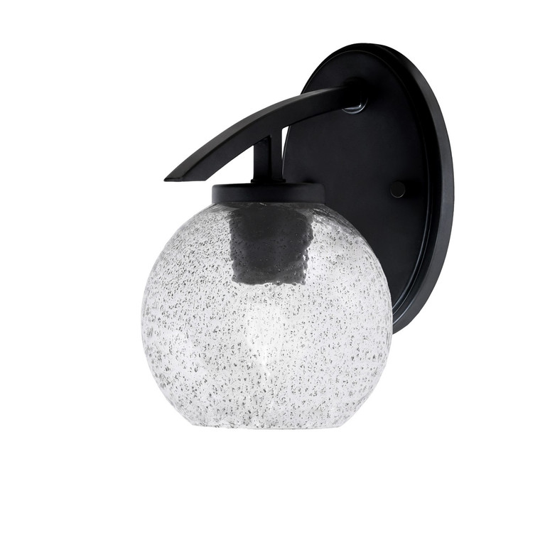 Toltec Lighting - 3720-MB-4102 - One Light Wall Sconce - Kurve - Matte Black