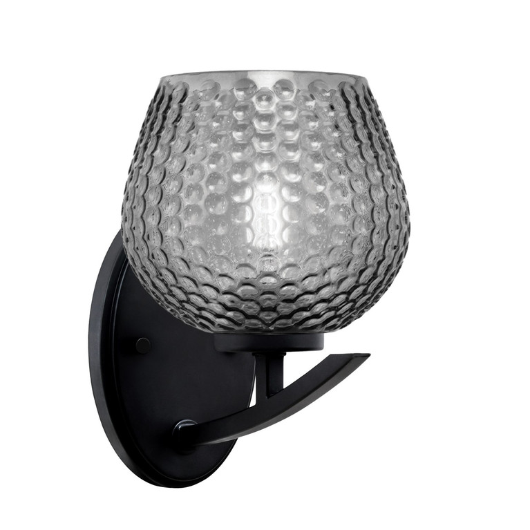 Toltec Lighting - 3720-MB-4602 - One Light Wall Sconce - Kurve - Matte Black