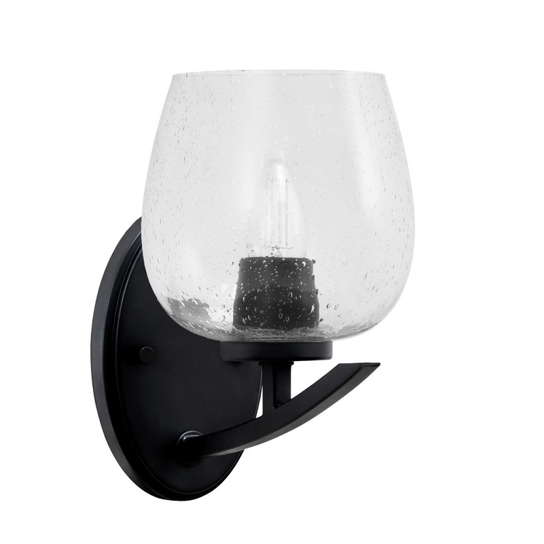 Toltec Lighting - 3720-MB-4810 - One Light Wall Sconce - Kurve - Matte Black