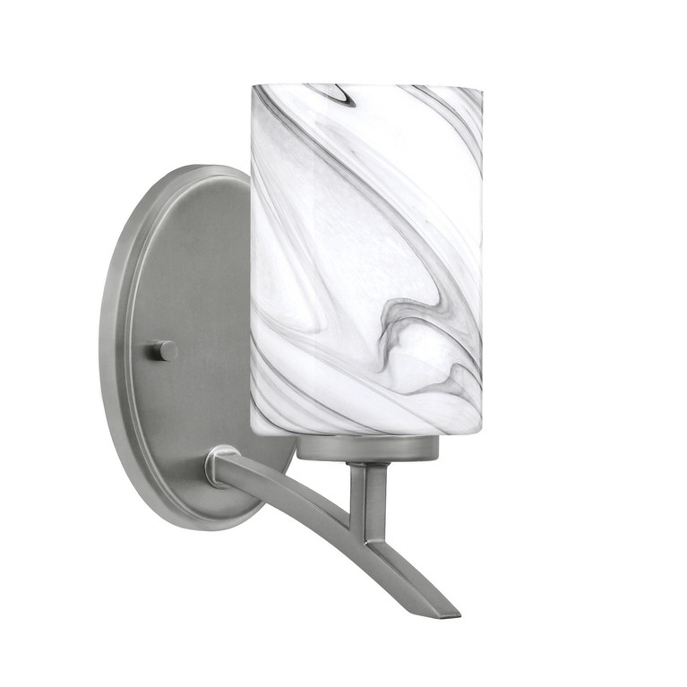 Toltec Lighting - 3721-GP-3009 - One Light Wall Sconce - Kurve - Graphite