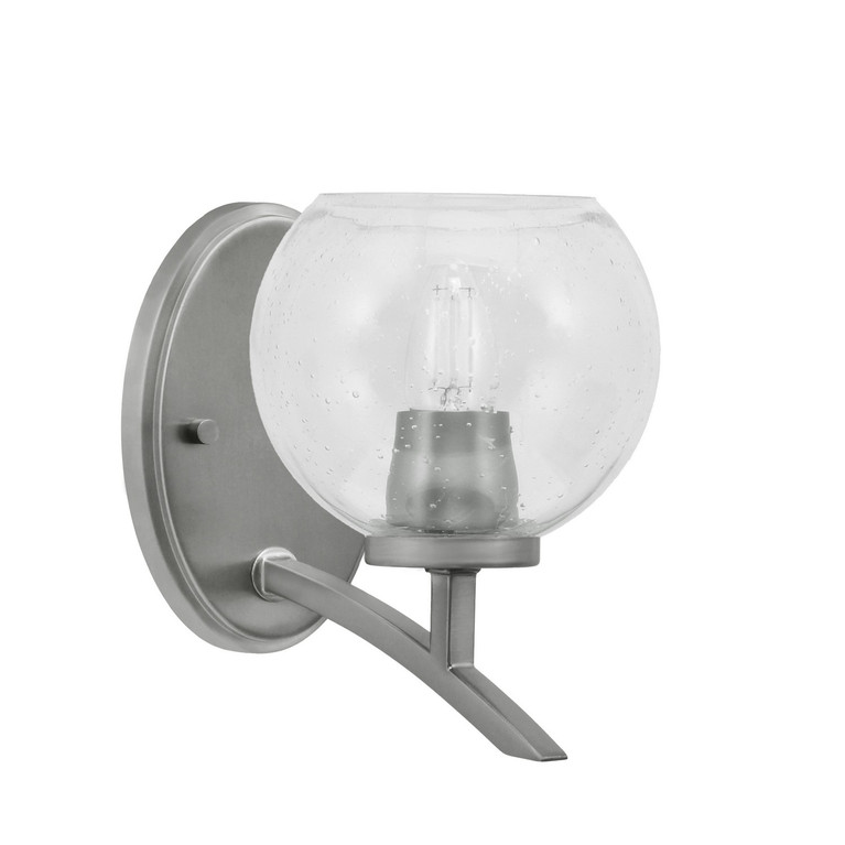 Toltec Lighting - 3721-GP-4100 - One Light Wall Sconce - Kurve - Graphite
