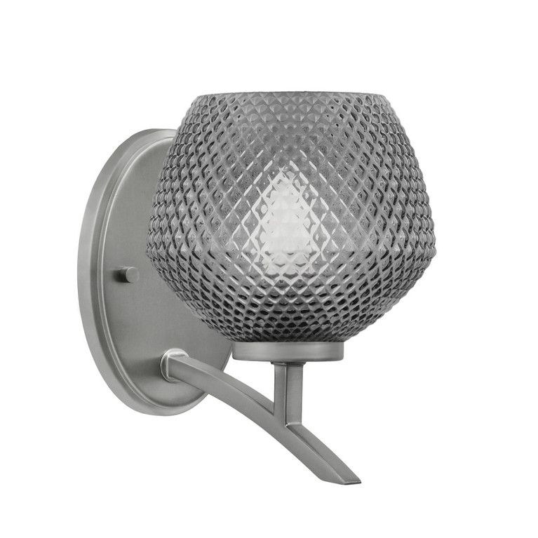 Toltec Lighting - 3721-GP-4622 - One Light Wall Sconce - Kurve - Graphite