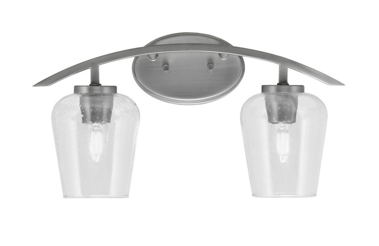 Toltec Lighting - 3722-GP-210 - Two Light Bath Bar - Kurve - Graphite