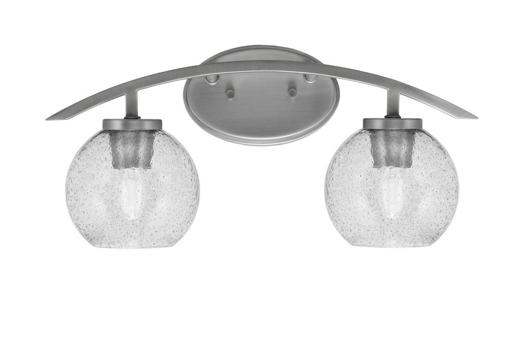 Toltec Lighting - 3722-GP-4102 - Two Light Bath Bar - Kurve - Graphite