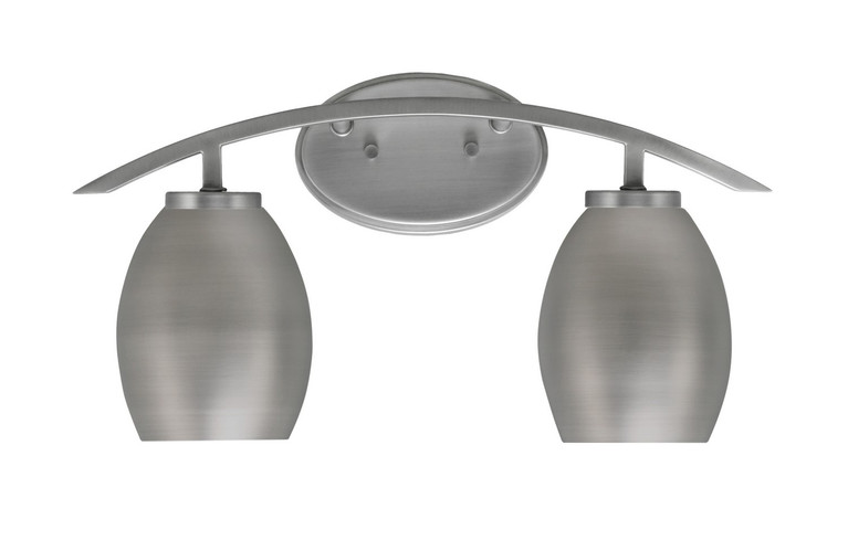 Toltec Lighting - 3722-GP-426-GP - Two Light Bath Bar - Kurve - Graphite