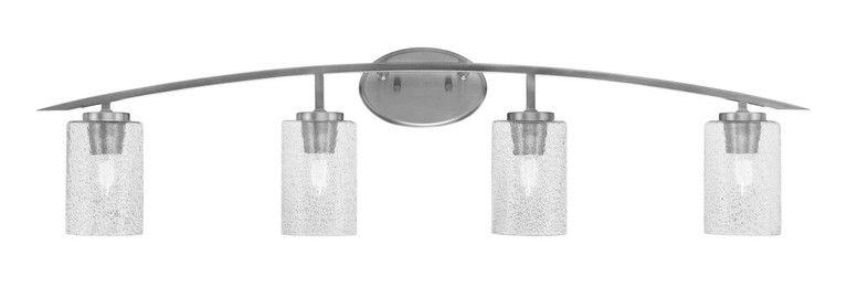 Toltec Lighting - 3724-GP-3002 - Four Light Bath Bar - Kurve - Graphite