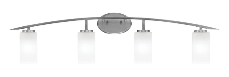 Toltec Lighting - 3724-GP-541 - Four Light Bath Bar - Kurve - Graphite