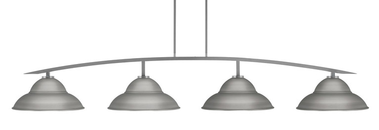 Toltec Lighting - 3734-GP-429-GP - Four Light Bar - Kurve - Graphite
