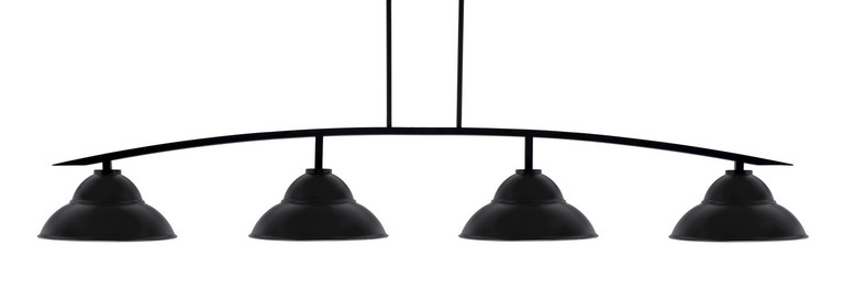 Toltec Lighting - 3734-MB-428-MB - Four Light Bar - Kurve - Matte Black