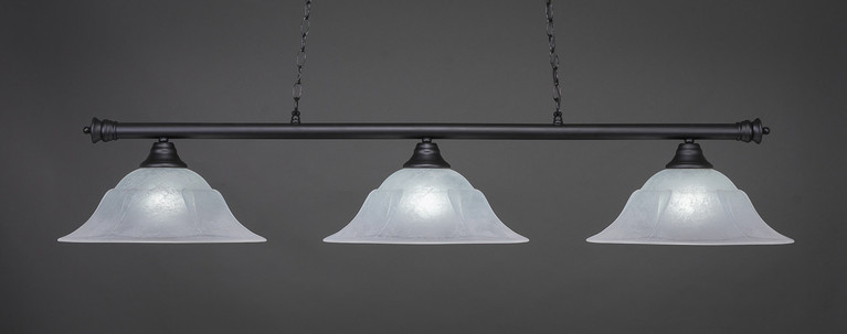Toltec Lighting - 373-MB-53615 - Three Light Bar - Oxford - Matte Black
