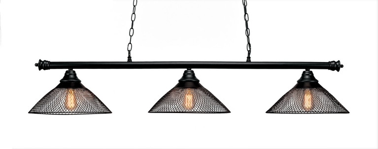 Toltec Lighting - 373-MB-808-LED18A - Four Light Bar - Oxford - Dark Granite