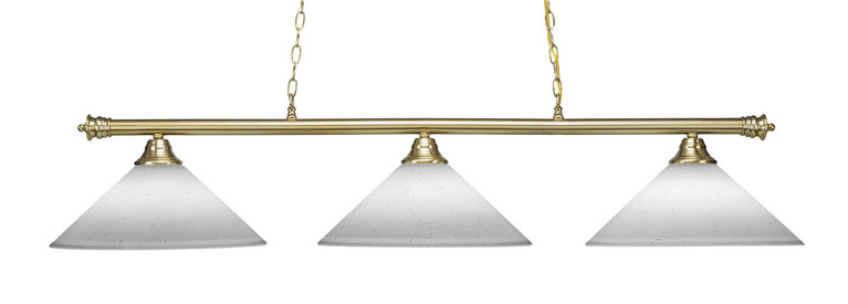 Toltec Lighting - 373-NAB-318 - Three Light Bar - Oxford - New Age Brass