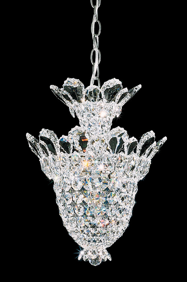 Schonbek - 5846R - Five Light Mini Pendant - Trilliane - Polished Stainless Steel