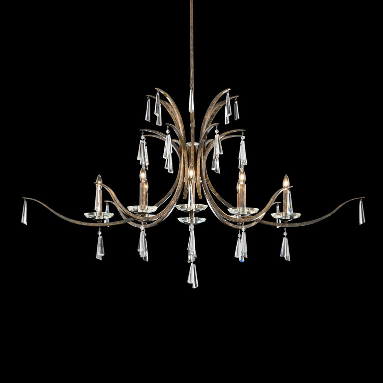 Schonbek - S30508-22R - Eight Light Chandelier - Tinsley - Heirloom Gold
