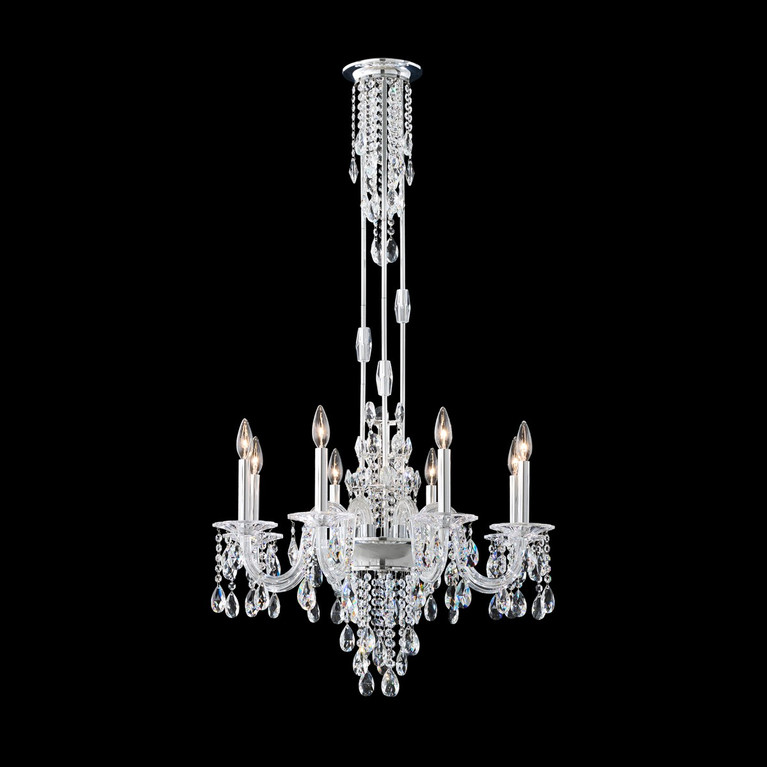 Schonbek - S93508-51R - Eight Light Chandelier - Rainier - Black