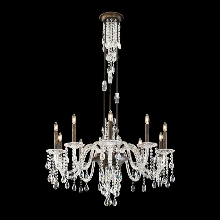 Schonbek - S93510-26R - Ten Light Chandelier - Rainier - French Gold