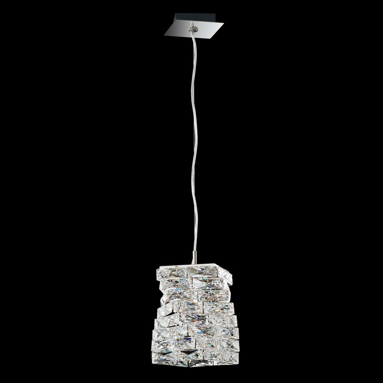 Schonbek - STW510N-SS1S - One Light Mini Pendant - Glissando - Stainless Steel