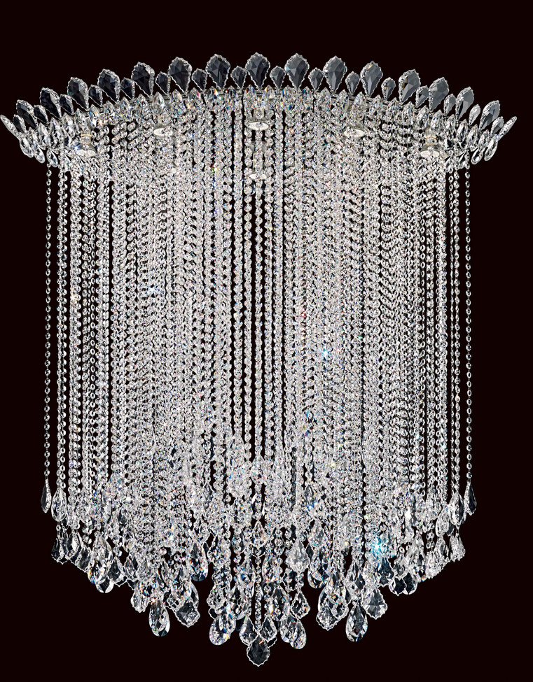 Schonbek - TR4803N-401R - Eight Light Semi-Flush Mount - Trilliane Strands - Polished Stainless Steel