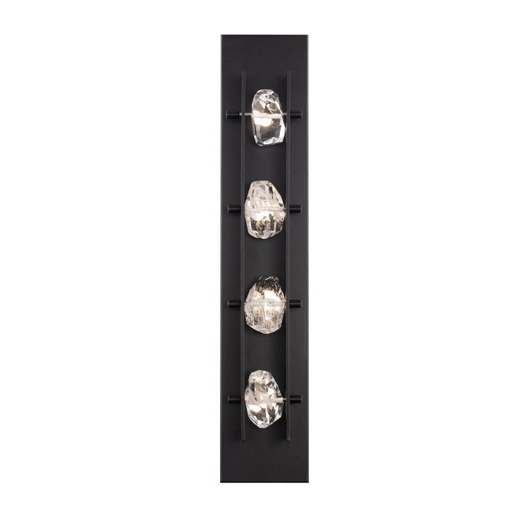 Schonbek Beyond - BWSW10328-BK - LED Outdoor Wall Mount - Strata - Black