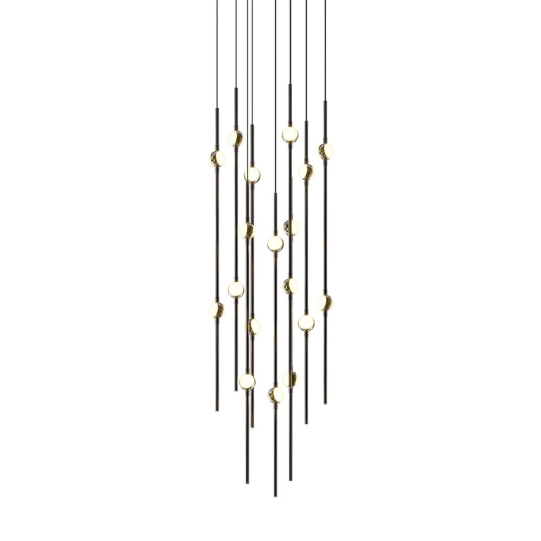 Sonneman - 2012.33W-27 - LED Pendant - Constellation - Espresso Black