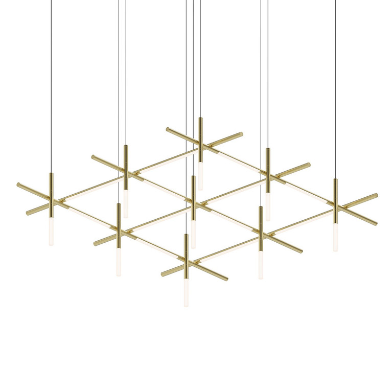 Sonneman - 2105.14 - LED Pendant - Labyrinth - Brass