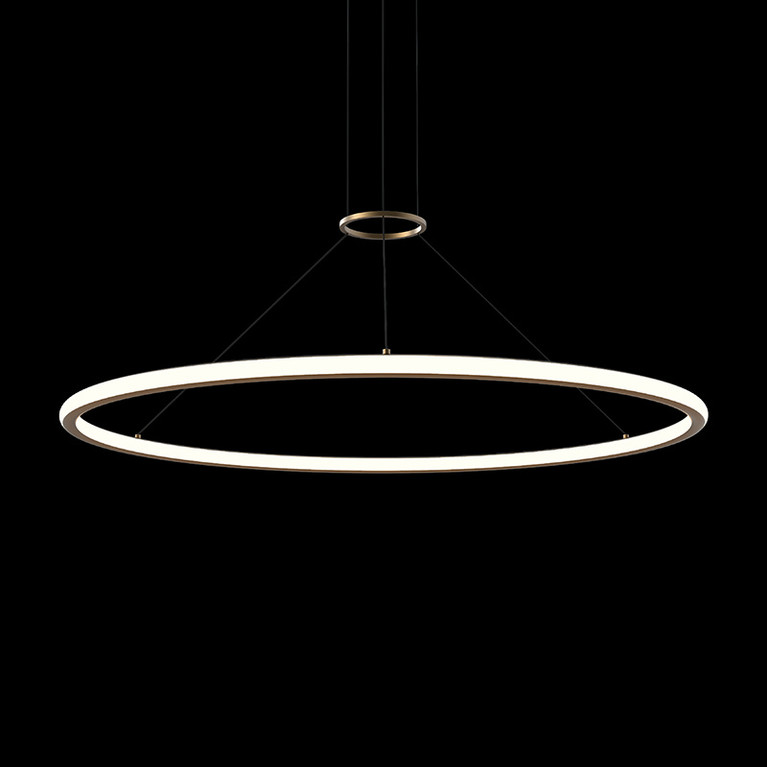 Sonneman - 2234.14 - LED Pendant - Luna - Brass