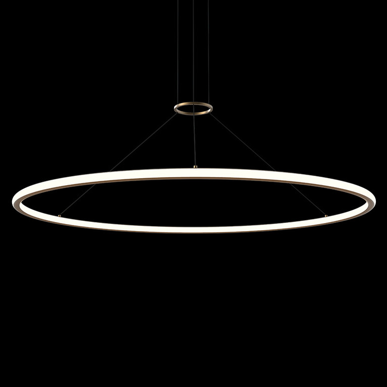 Sonneman - 2235.14 - LED Pendant - Luna - Brass