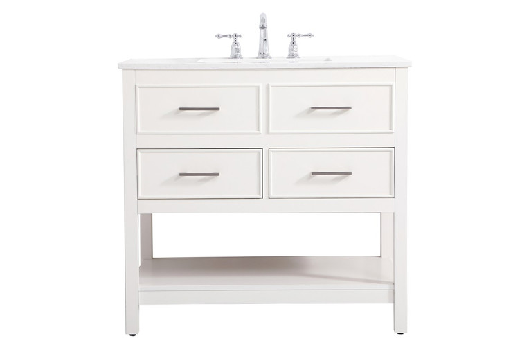 Elegant Lighting - VF19036WH - Vanity Sink Set - Sinclaire - white