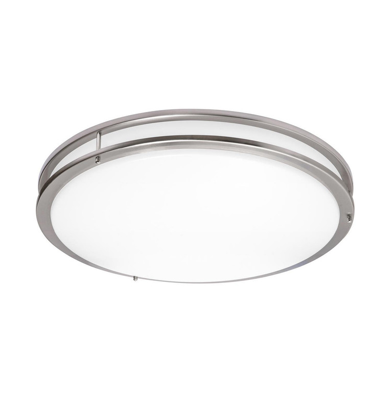 AFX Lighting - CAF24L5AJUDSN-BB - LED Flush Mount - Carlisle - Satin Nickel