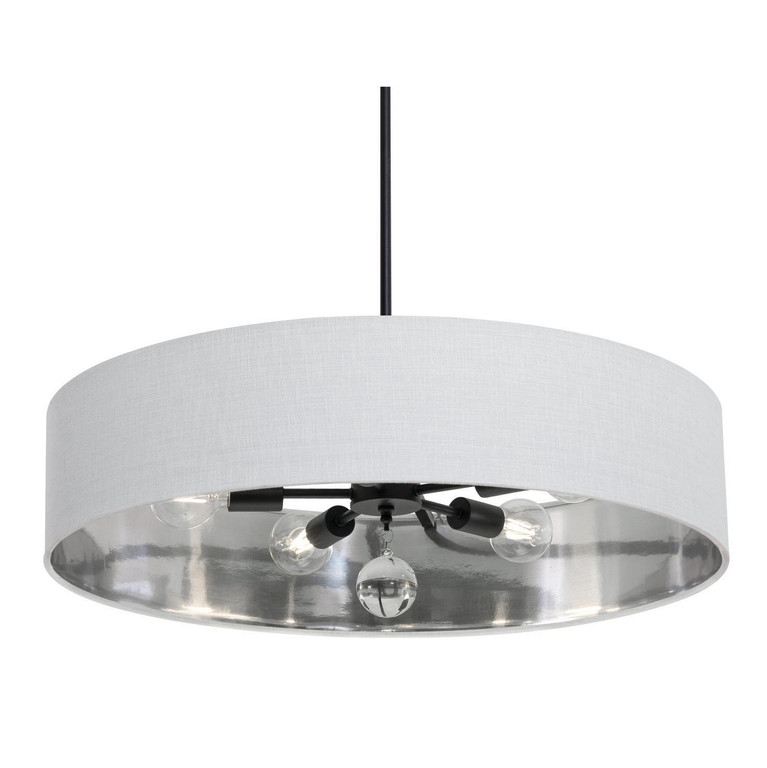 AFX Lighting - CLNP30MBBK-WHSL - Five Light Pendant - Celine - Black