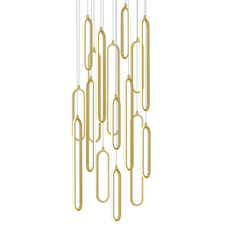 AFX Lighting - SIEP99LAJD1GDRND16 - LED Pendant - Sienna - Gold