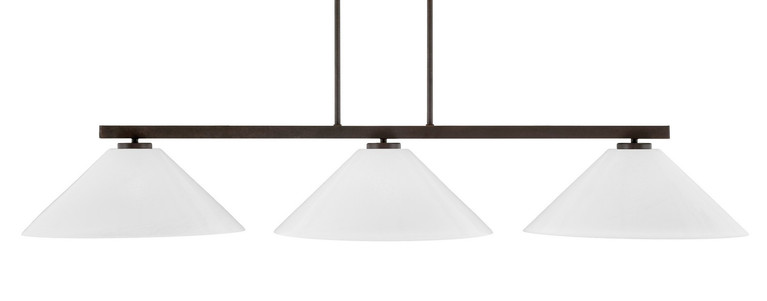 Toltec Lighting - 4523-DG-2161 - Three Light Bar - Atlas - Dark Granite