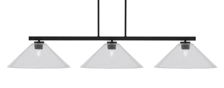 Toltec Lighting - 4523-MB-308 - Three Light Bar - Atlas - Matte Black
