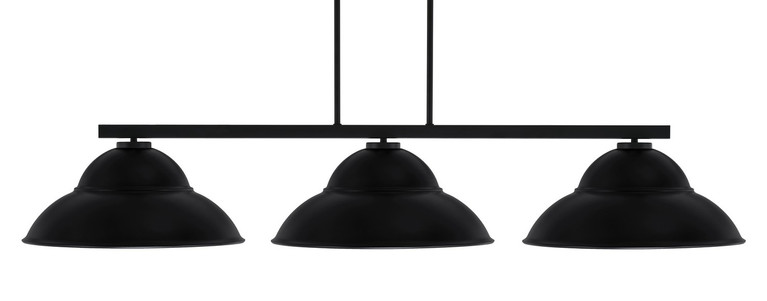 Toltec Lighting - 4523-MB-429 - Three Light Bar - Atlas - Matte Black