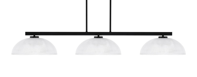 Toltec Lighting - 4523-MB-540 - Three Light Bar - Atlas - Matte Black