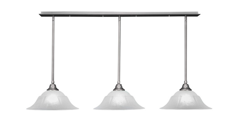 Toltec Lighting - 48-BN-53615 - Three Light Multi Light Pendant - Any - Brushed Nickel