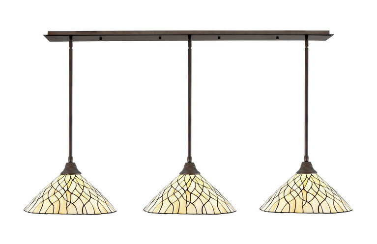 Toltec Lighting - 48-BRZ-911 - Three Light Multi Light Pendant - Any - Bronze
