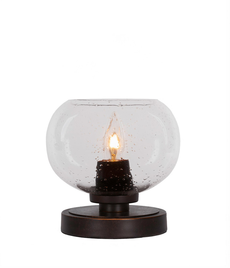 Toltec Lighting - 51-DG-202 - One Light Table Lamp - Luna - Dark Granite