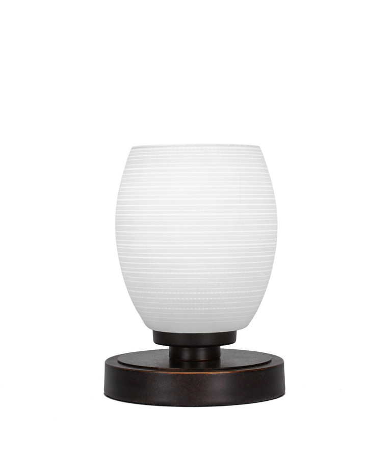 Toltec Lighting - 51-DG-4021 - One Light Table Lamp - Luna - Dark Granite