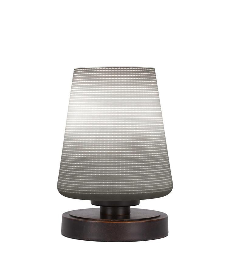 Toltec Lighting - 51-DG-4031 - One Light Table Lamp - Luna - Dark Granite