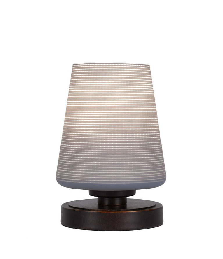 Toltec Lighting - 51-DG-4032 - One Light Table Lamp - Luna - Dark Granite