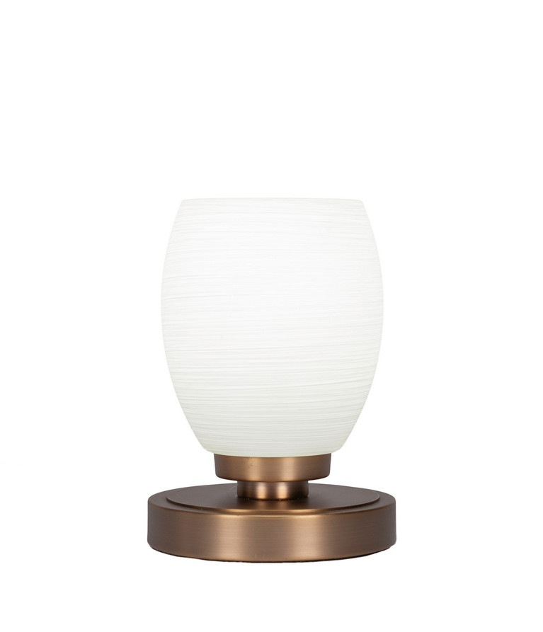 Toltec Lighting - 51-NAB-615 - One Light Table Lamp - Luna - New Age Brass