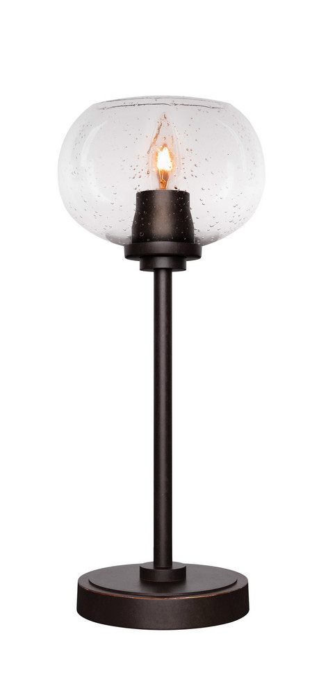 Toltec Lighting - 53-DG-202 - One Light Table Lamp - Luna - Dark Granite