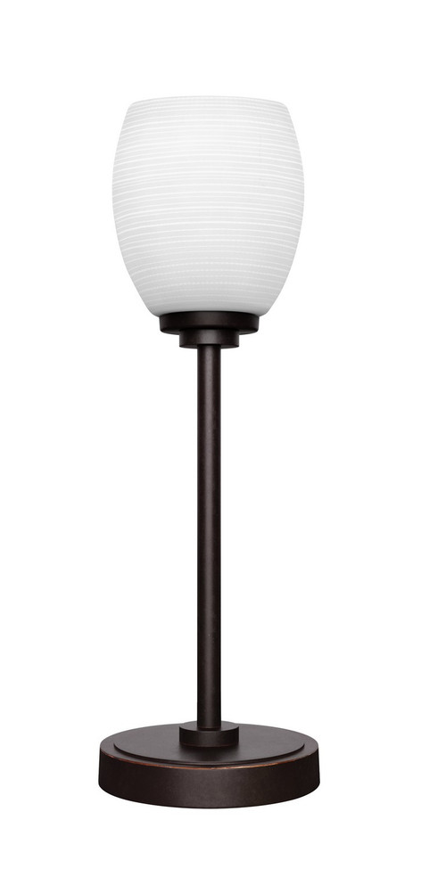 Toltec Lighting - 53-DG-4021 - One Light Table Lamp - Luna - Dark Granite