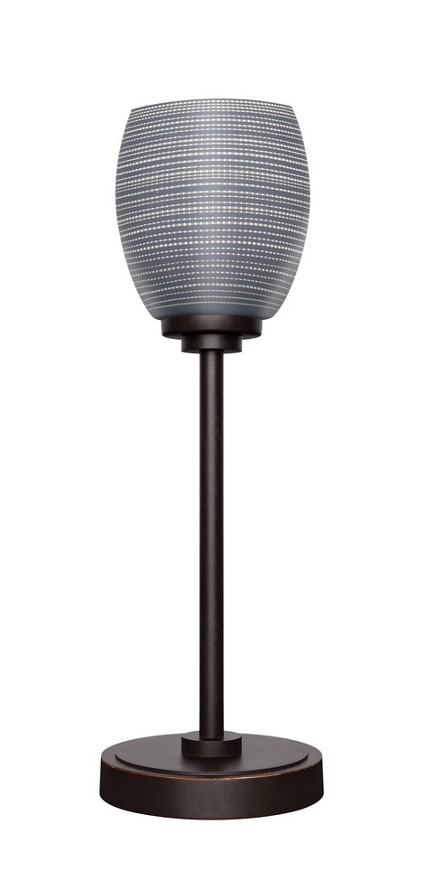 Toltec Lighting - 53-DG-4022 - One Light Table Lamp - Luna - Dark Granite