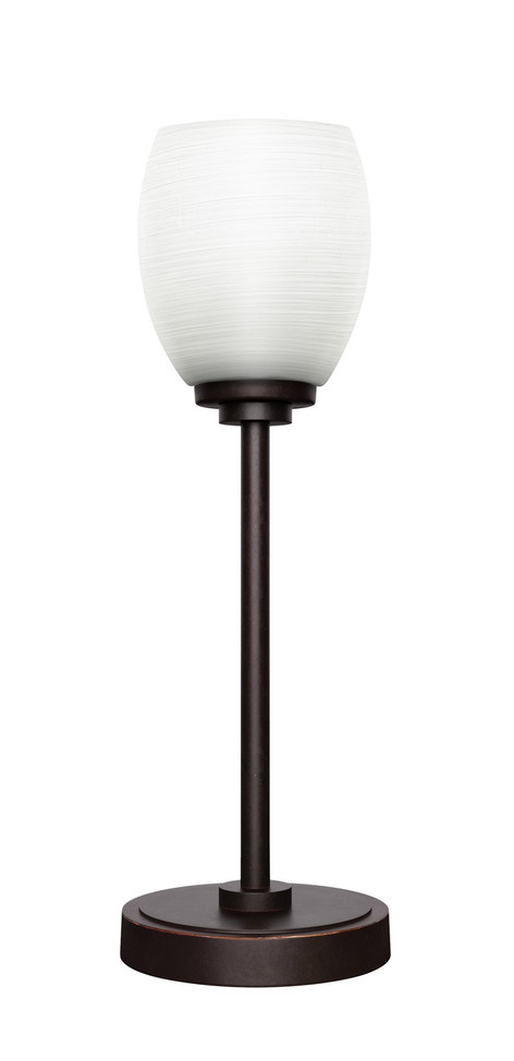 Toltec Lighting - 53-DG-615 - One Light Table Lamp - Luna - Dark Granite