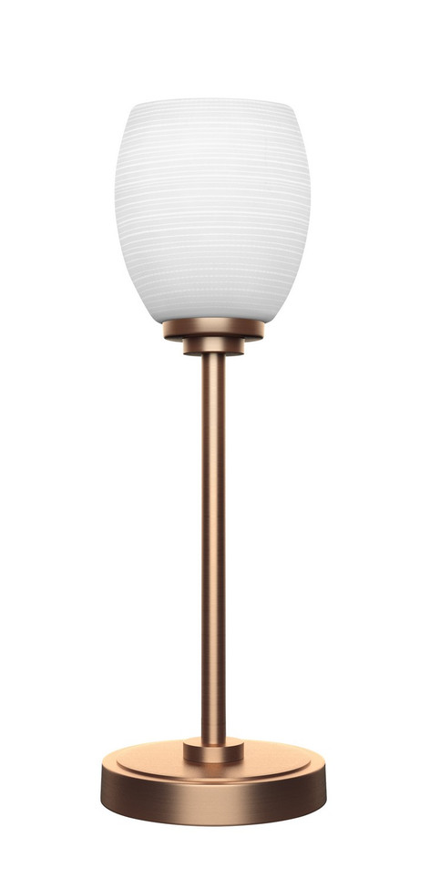 Toltec Lighting - 53-NAB-4021 - One Light Table Lamp - Luna - New Age Brass