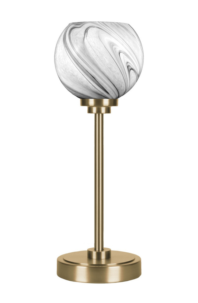 Toltec Lighting - 53-NAB-4109 - One Light Table Lamp - Luna - New Age Brass