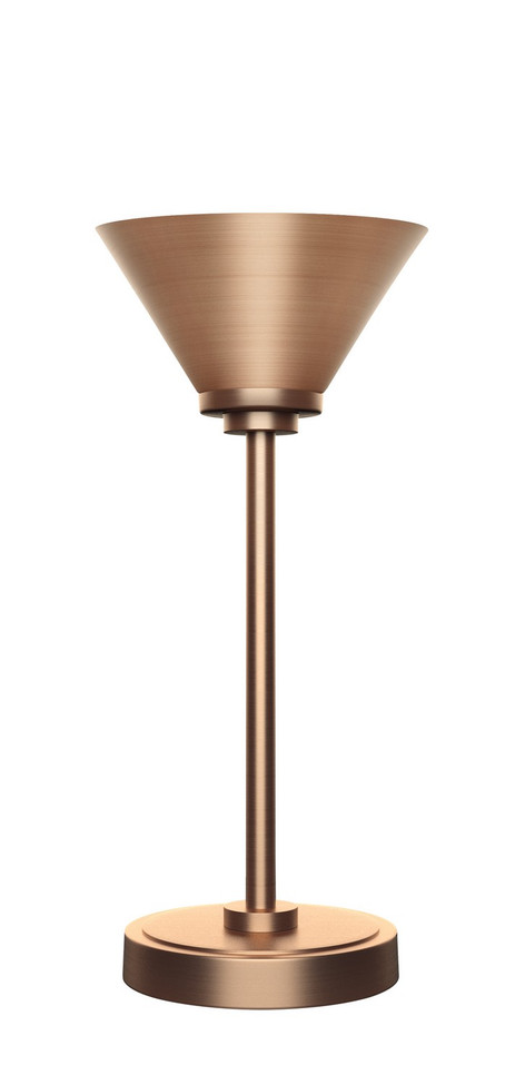 Toltec Lighting - 53-NAB-421 - One Light Table Lamp - Luna - New Age Brass